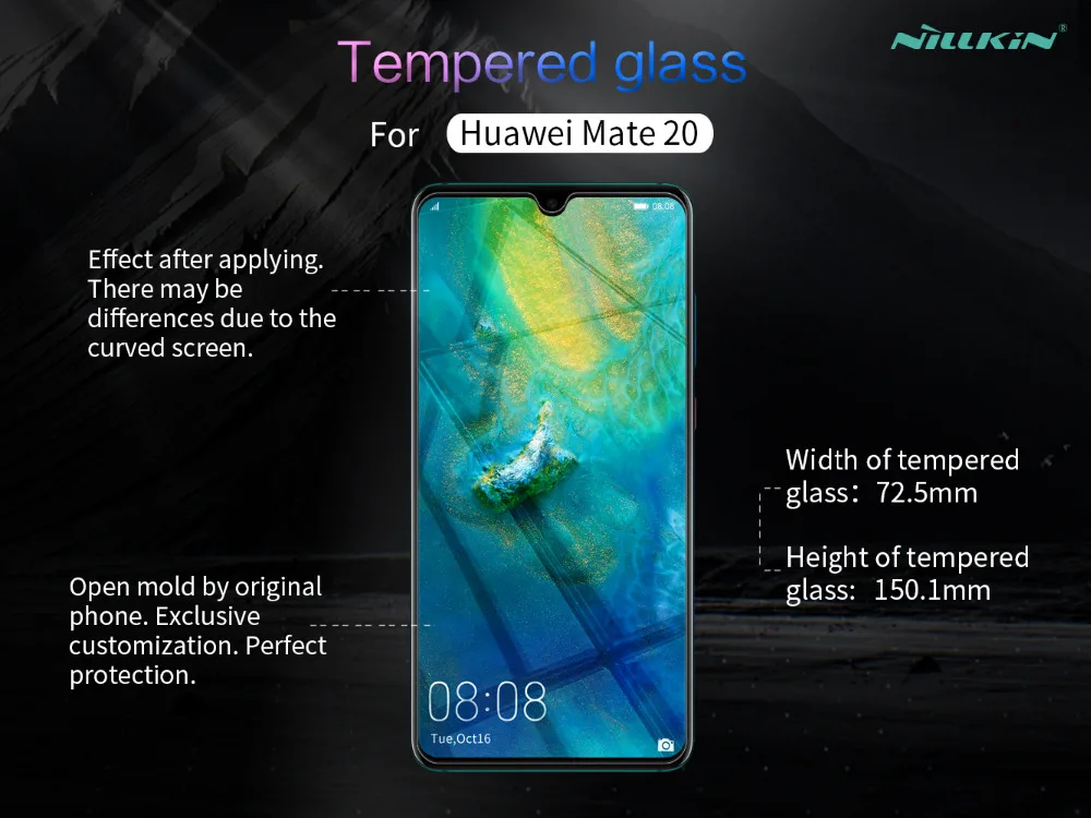 Пленка Nillkin из закаленного стекла для Huawei Mate 20 Amazing H + Pro Nano противовзрывная