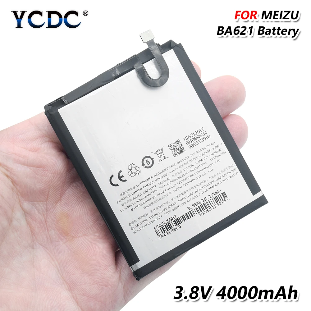 Литиевая батарея BA621 BA-621 BA 621 для телефона Meizu M5 Note 5 3,85 V 4000mAh