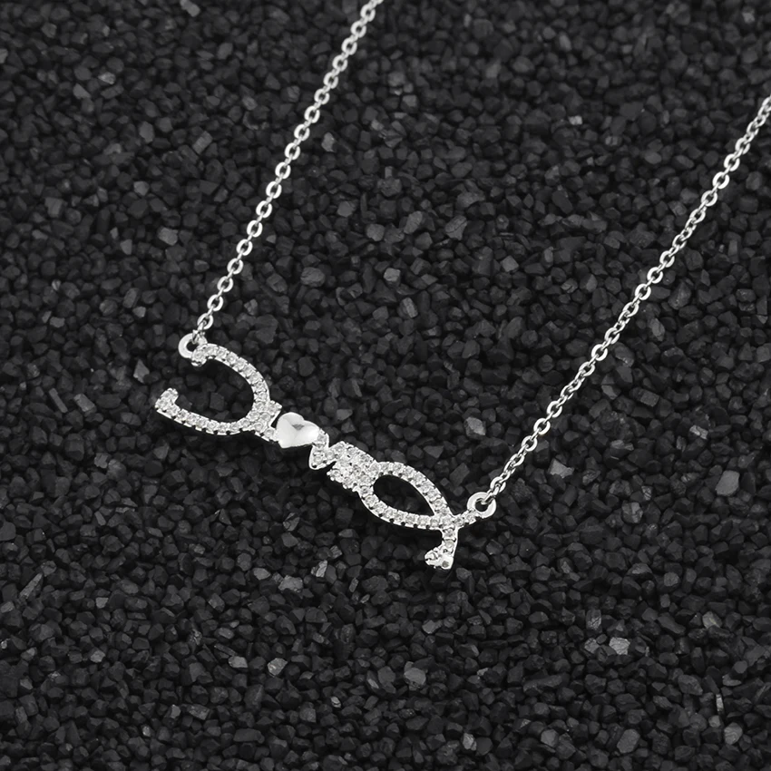 Women Nurse Heart Stethoscope Necklace Zircon Jewelry Gold Color Chain Crystal Love Statement Medicine Graduation Gift | Украшения и