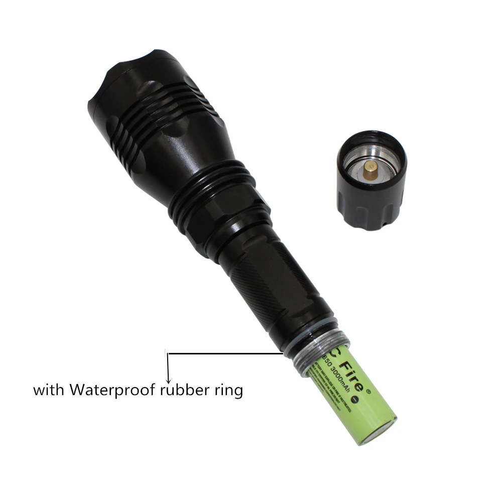 Тактическая светодиодная вспышка Охотничья лампа зеленый свет точесветильник