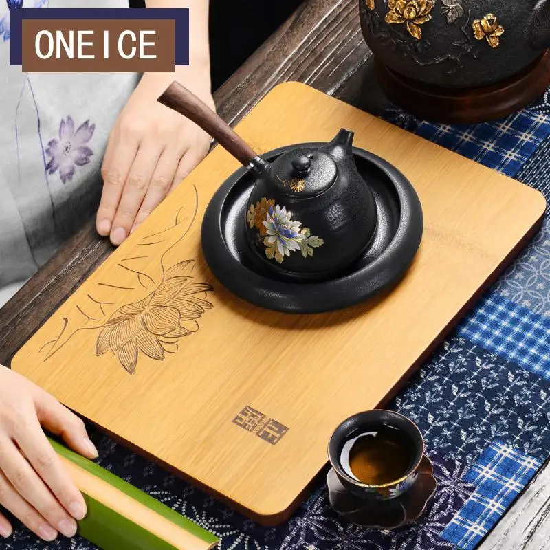 

Tea Set Bamboo Tea Tray Simple Creative Mini Japanese Size Tea Tray Chinese Bamboo Tea Trays