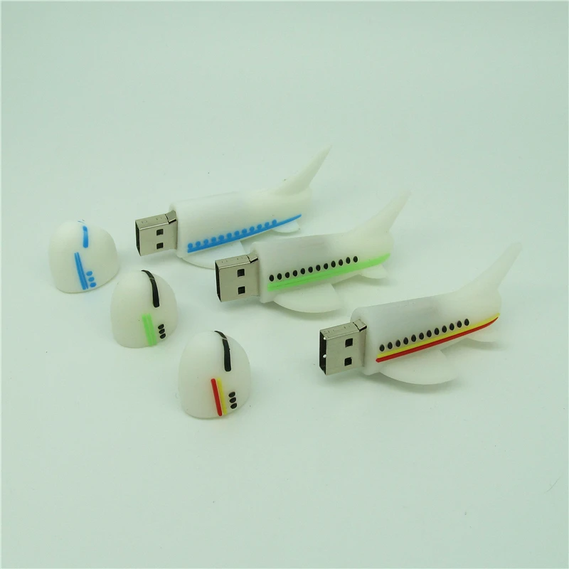100% TF карта с фактическим объемом зеленый/синий/красный самолёт модель Usb флеш