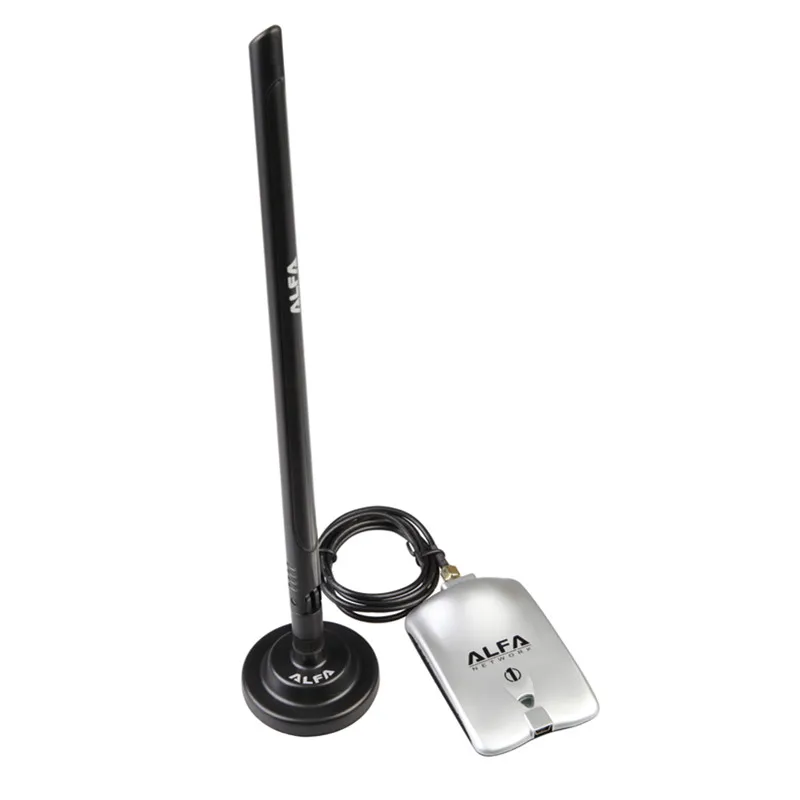 KuWFi Alfa AWUS036NH беспроводной USB Wifi адаптер 150 Мбит/с RT3070L Высокая мощность Alfa роскошный USB Wifi адаптер с 8dBi+ 2dBi антеннами