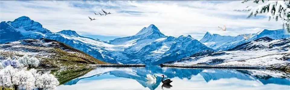 3D HD фото Большая фреска для украшения комнаты Фотографическая наклейка на