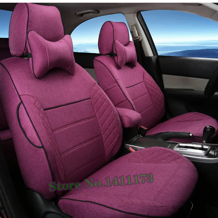 Защитная крышка для сидений, подходит для Toyota RAV 4 2008 2012 2013 автомобильные аксессуары льняные Чехлы и опоры