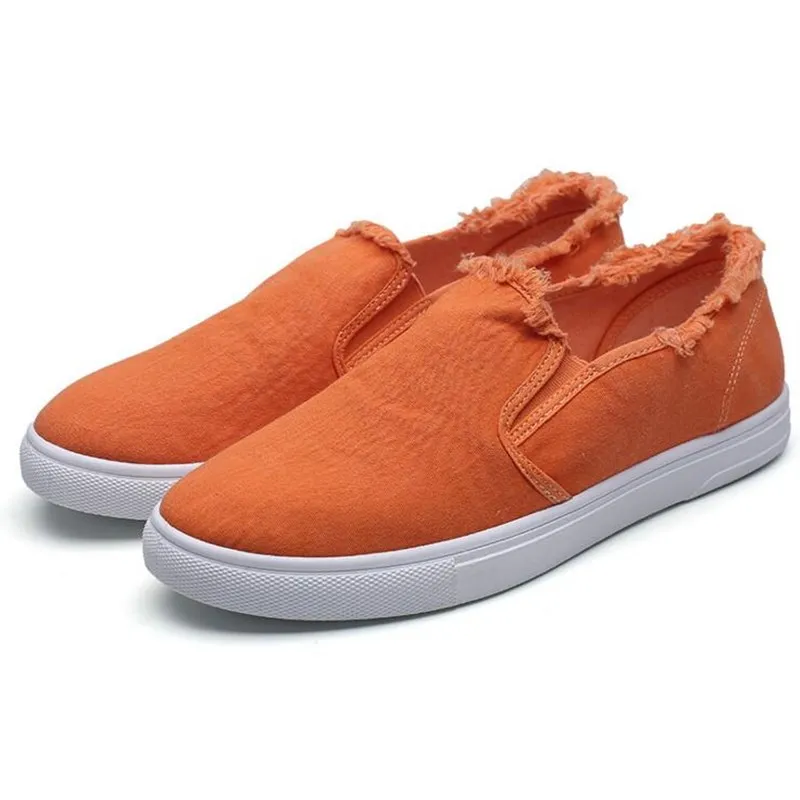 Брендовые Новые мужские джинсы Парусиновая Повседневная обувь Мужская дышащая