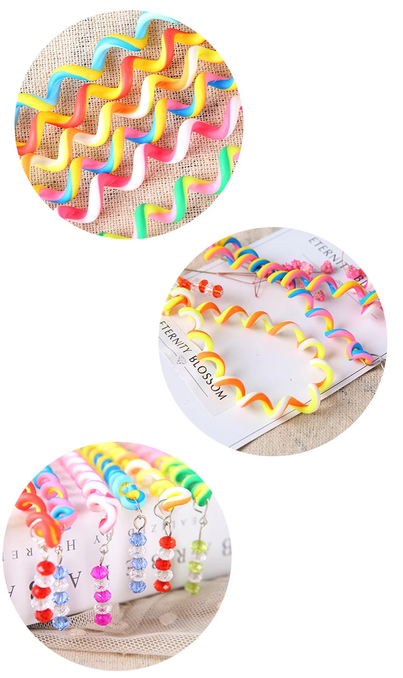 6 шт./компл./комплект декоративных бигуди для девочек и мам наклейки волос детские