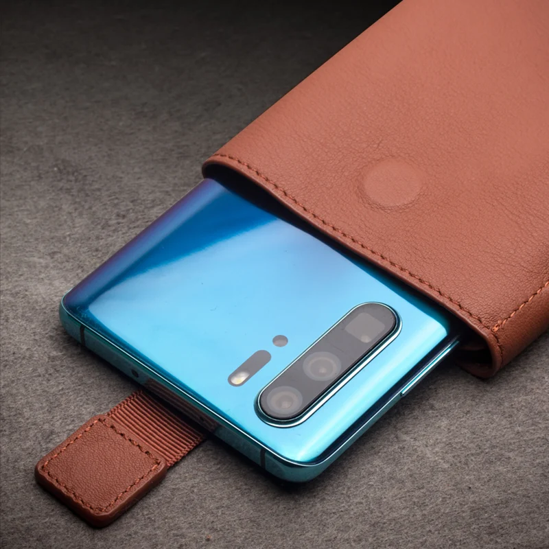 Чехол для телефона из натуральной кожи Pull Tab, чехол для телефона huawei P30/P30 Pro, кошелек из натуральной коровьей кожи Qialino