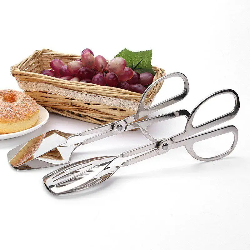 Горячие нержавеющая сталь инструменты для приготовления барбекю зажимы Ножницы