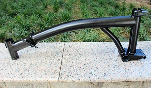 Anodised Black Frame Titanium Ti3AL2.5V складной головной убор вынос S/M матовая/глянцевая поверхность с болтом для руля велосипеда 25,4 мм зажим для руля - Цвет: Anodised Black Frame