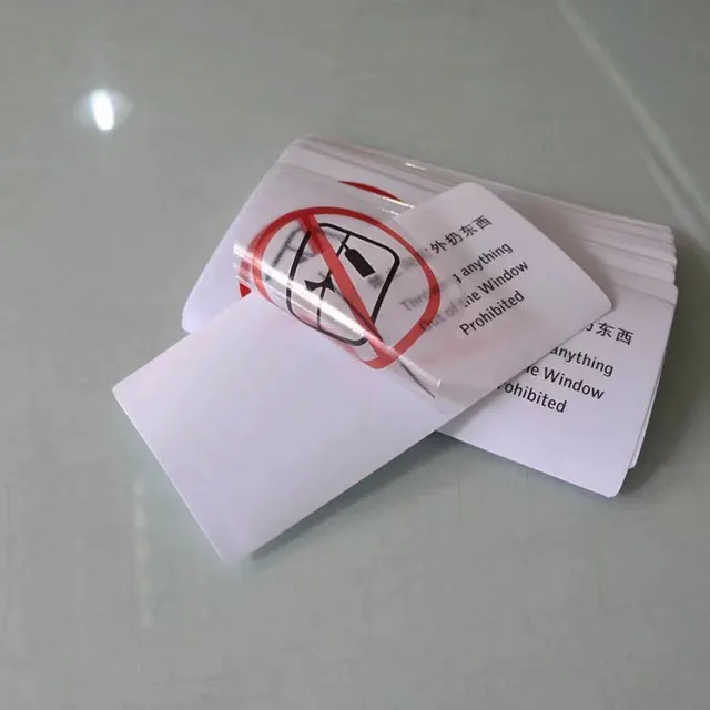 Пользовательские водонепроницаемые прозрачные клейкие наклейки круг