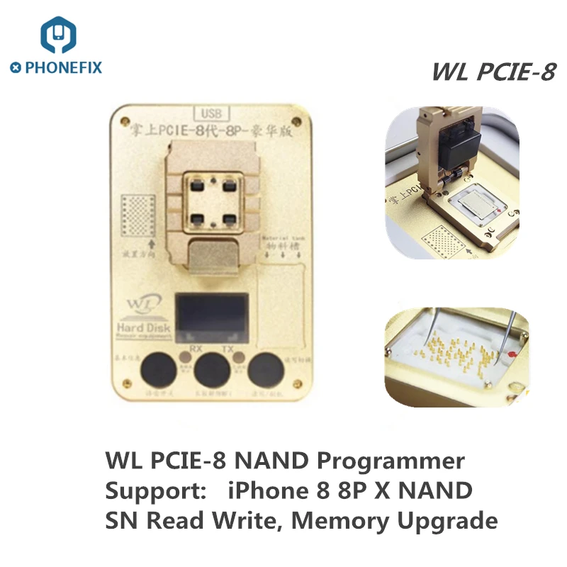 PHONEFIX Naviplus Pro3000S iP Box JC Pro1000s PCIE NAND программатор HDD SN Read Write Repair инструмент для обновления памяти iPhone iPad