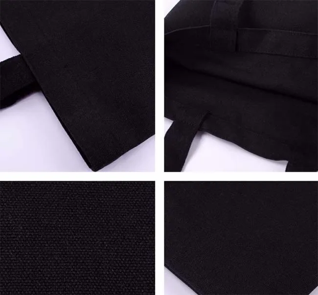 Чудесная женская сумка-тоут с индивидуальным логотипом хлопковая многоразовая