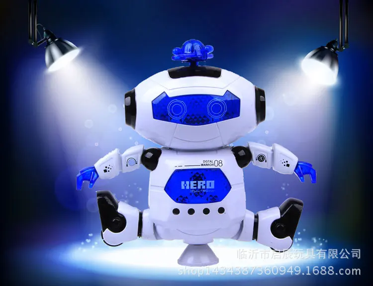 Новинка 2016 Электрический робот-Танцевальный аппарат с поворотом на 360 градусов