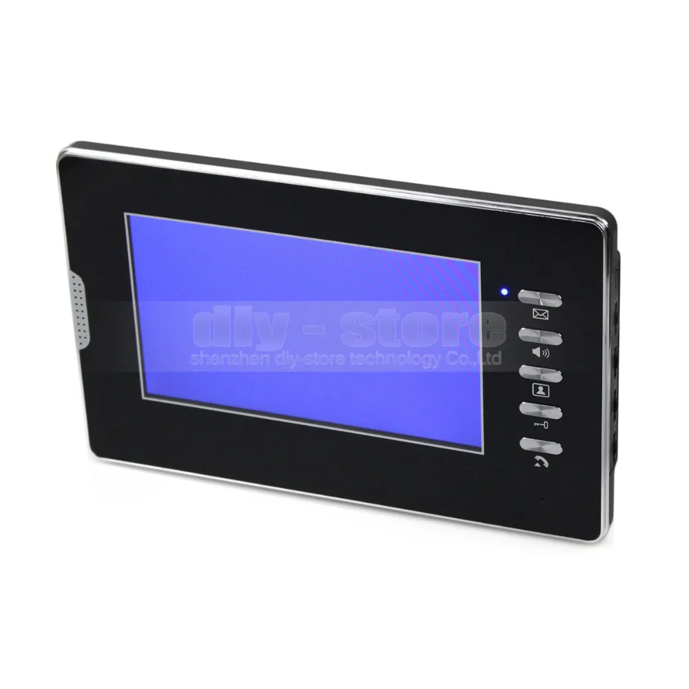 DIYSECUR 7-дюймовый видео дверной звонок с дистанционным разблокировкой и аудио
