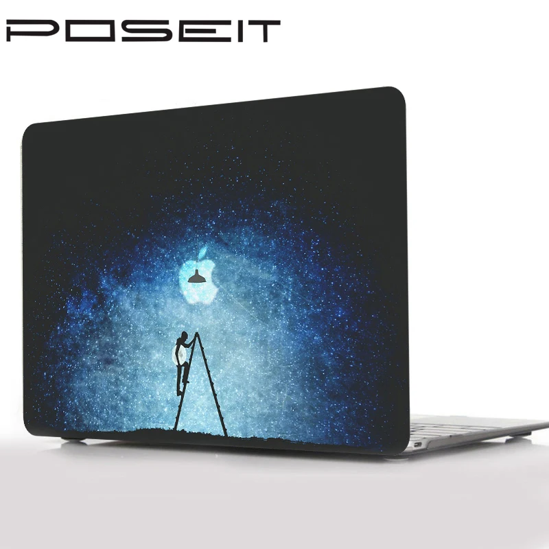 Новый чехол для планшета с цветной печатью Жесткий Чехол Apple Macbook Air 11 13 дюймов Pro