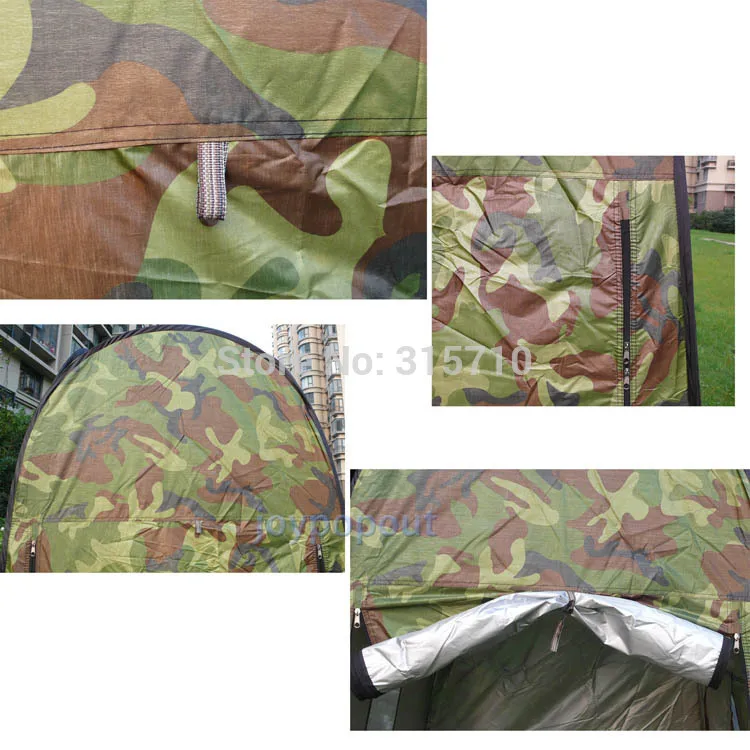 Одноместная портативная уличная душевая палатка для кемпинга всплывающая