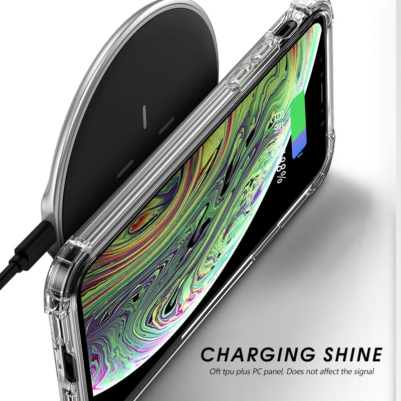XR iPaky для iphone XR X XS MAX Чехол Мягкий ТПУ чехол+ Жесткий ПК Рюкзак-кенгуру прозрачный чехол iphone 6 6 S 7 8 plus защитный экран