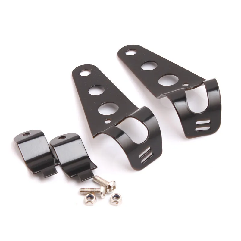 2X фара для мотоцикла кафе вилка Боббер Рейсер Фара передняя Кронштейн подходит 28