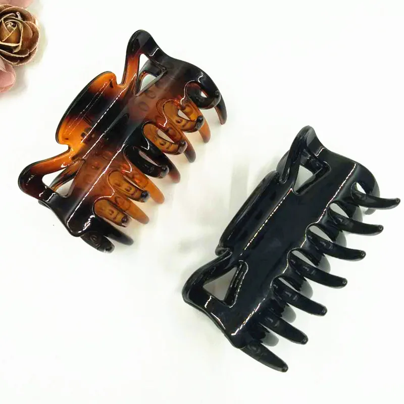 Противоскользящий зажим большие зажимы для волос зажим-краб из ацетата