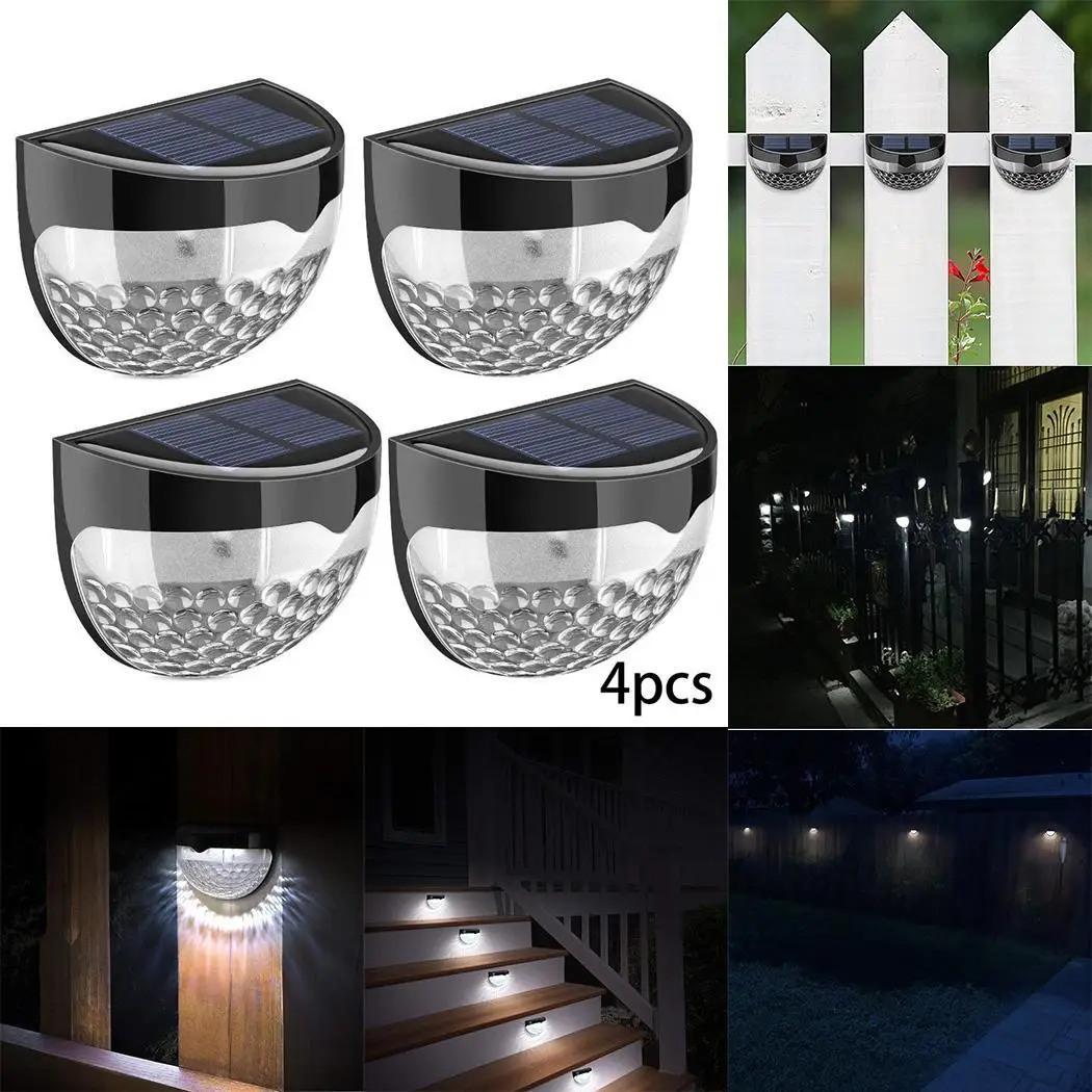 Светодиодный настенный светильник на солнечной батарее для забора 35ма лампа