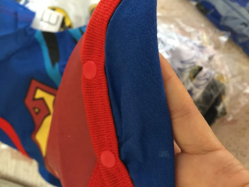 Одежда для новорожденных малышей Ropa Bebe хлопок короткий рукав с рисунком СУПЕРМЕНА для малышей, детский комбинезон, костюм «Бэтмен» на день рождения детская одежда с фантазийным рисунком, одежда