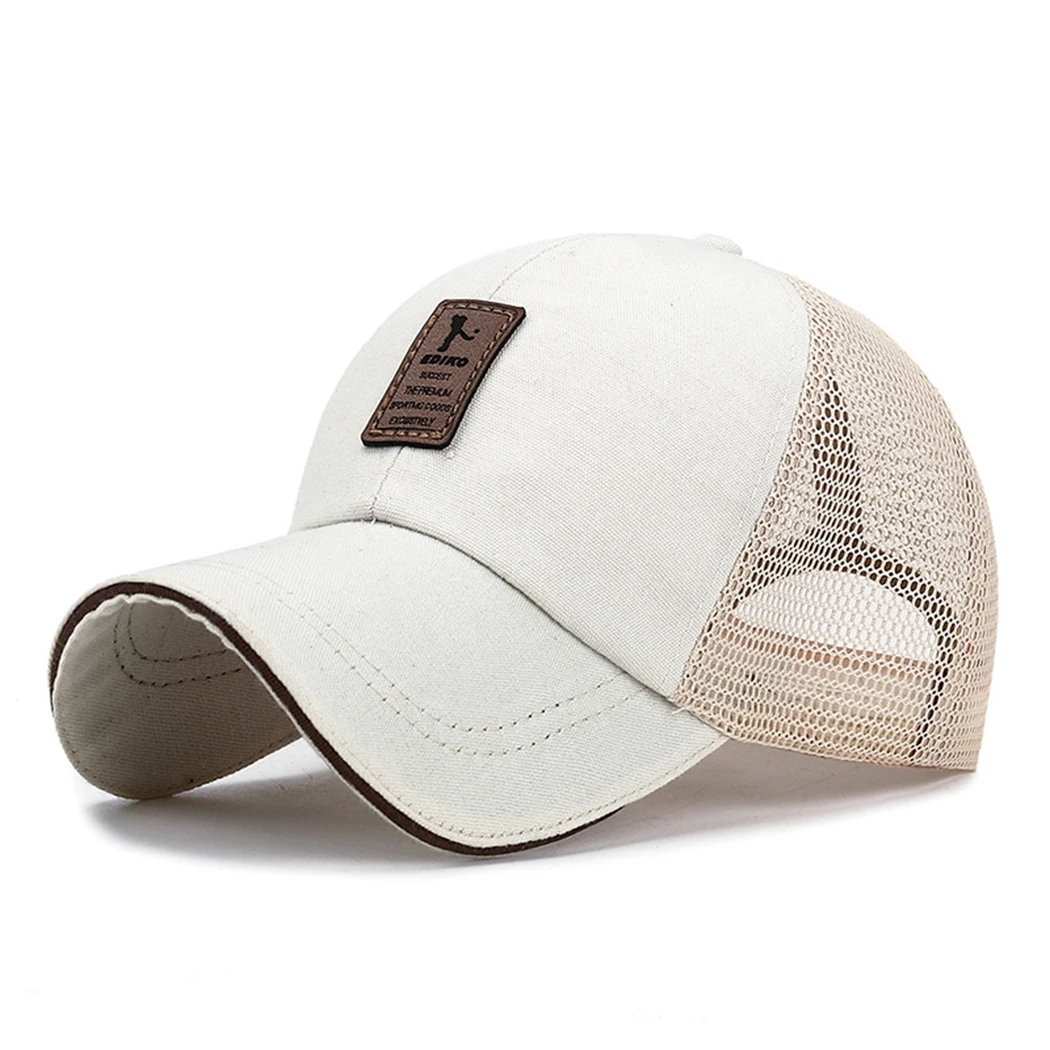Летние бейсболки мужские и женские сетчатые дышащие мужская шляпа Snapback