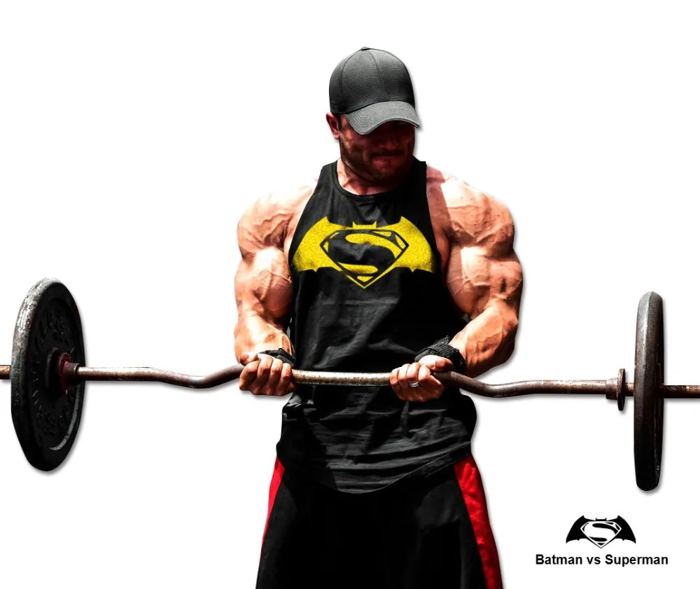 Для мужчин Бодибилдинг майка мышцы show Tee тренажерный зал Стрингер тренировки