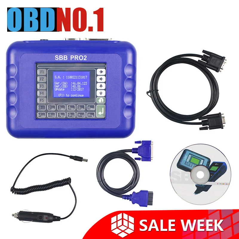 SBB pro v48.88новейшая версия V48.88 SBB PRO2 ключ программист для авто ключей obd2 может поддерживать can до,12