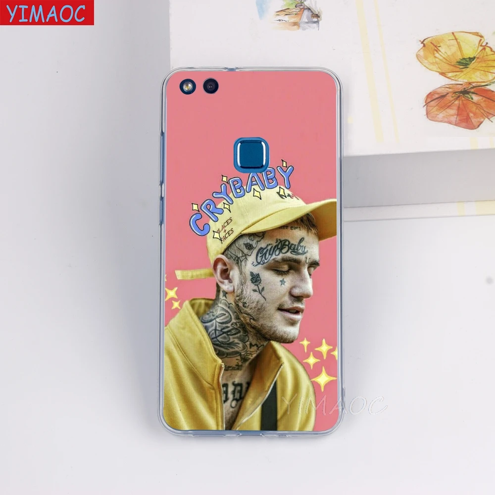Мягкий чехол YIMAOC Bad Bunny Maluma Lil с открытым носком для Huawei P8 P9 P10 P20 P30 Lite Pro P smart 2019 |