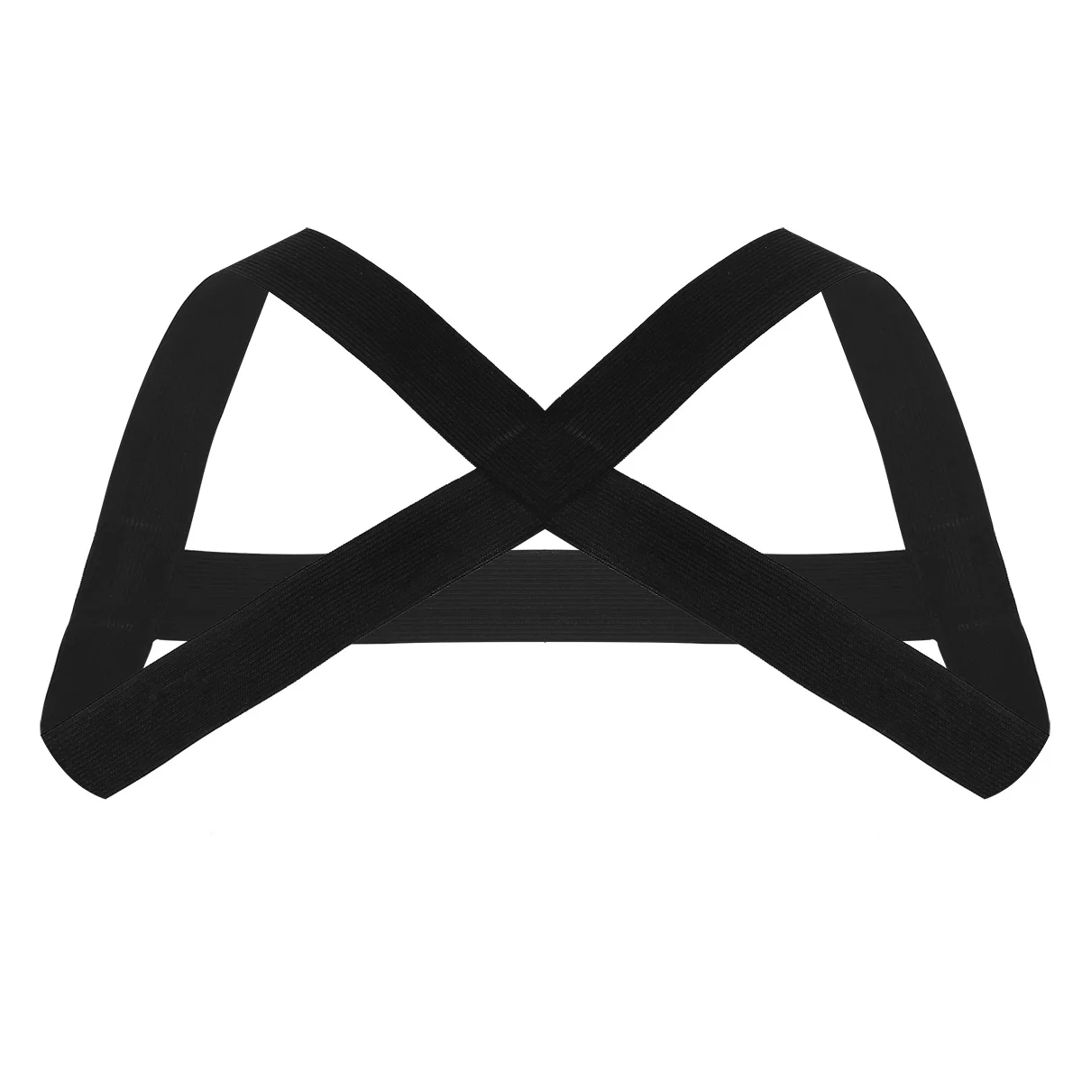 Сексуальный Мужской X-Shape эластичный плечевой ремень на грудь пояс для связывания