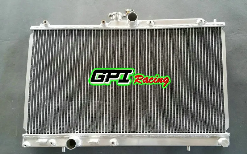 Алюминиевый радиатор и вентилятор для Mitsubishi Lancer EVO7 EVO8 EVO9 EVO 7 8 9 2001 2007 02