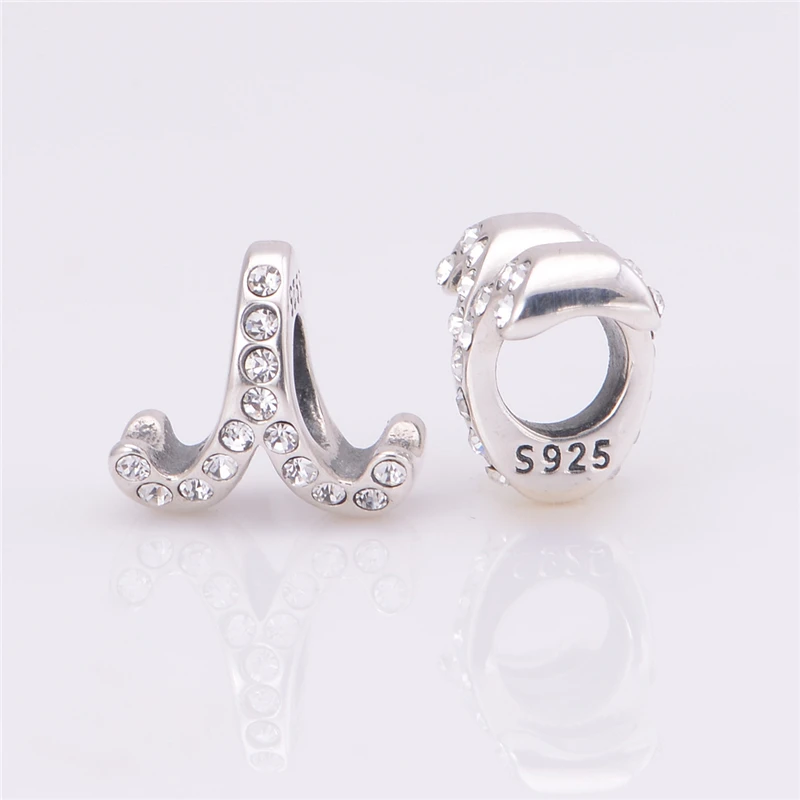 Овен зодиака Шарм бисера 925 стерлингового серебра ювелирные изделия diy подарок