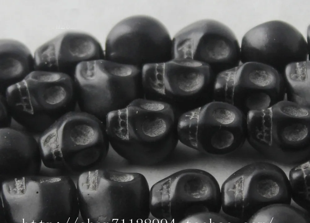 Мужские браслеты с черепом BEAUCHAMP черного цвета драгоценное украшение из