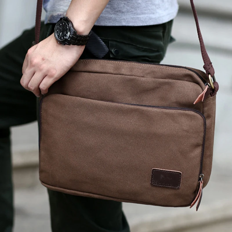 Мужская повседневная Холщовая Сумка мужская сумка-мессенджер деловая сумка