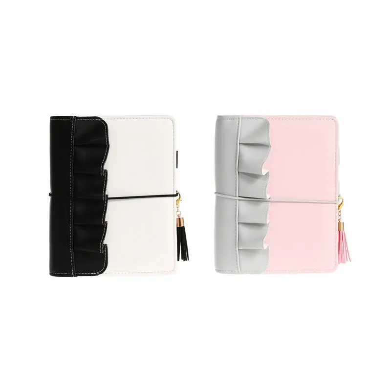 Блокнот Lovedoki с рюшами блокнот в виде листа лотоса розовый синий 2019 | Канцтовары