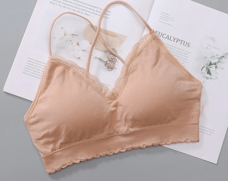 Сексуальные кружева Bralette женский Беспроводной бюстгальтер сплошной Для женщин нижнее женское белье с бюстгальтером с мягкой чашкой Push Up Бюстгальтеры без косточек бесшовный бюстгальтер с подушечками Для женщин sutyen z0847