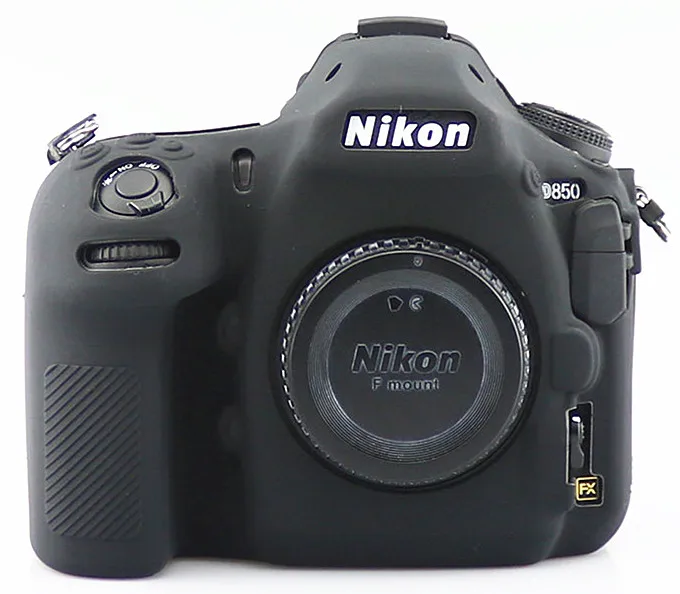 D850 Black Камера силиконовый чехол Защитный чехол для Nikon Z7 Z6 D3400 D3500 D5300 D5500 D5600 D7100 D7200 D7500 D810 D810A D750 D850 DSLR - Цвет: D850 Black