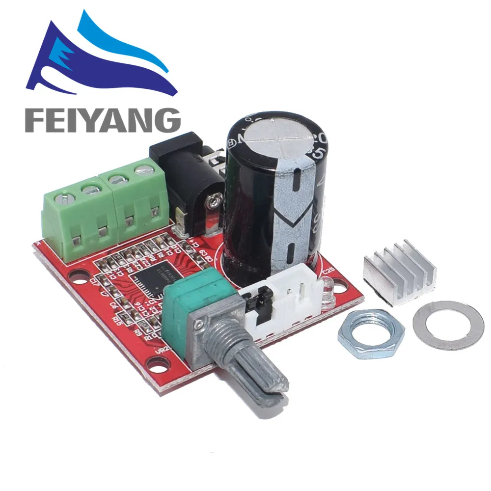 12V Мини Hi Fi PAM8610 аудио стерео усилитель доска 2X10W двухканальный класса D Самые