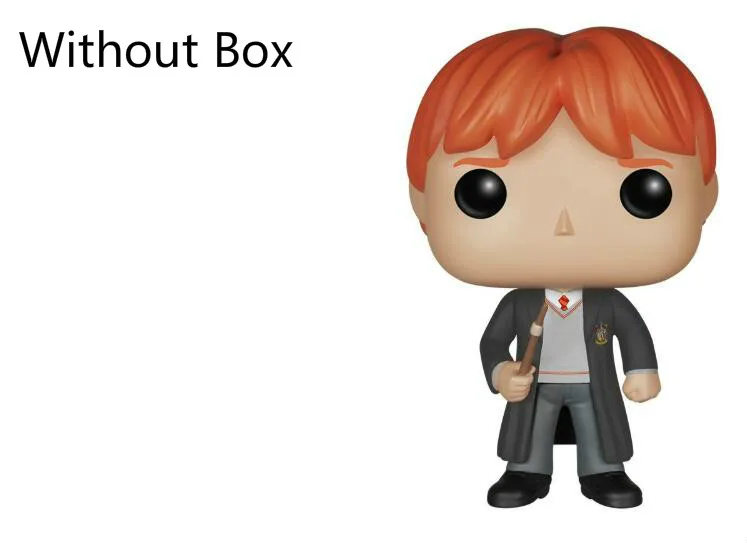 No Box FUNKO POP Гарри Поттер Коллекция Модель Детские игрушки лунные очки кукла фигурка мальчика игрушки для детей - Цвет: No Box