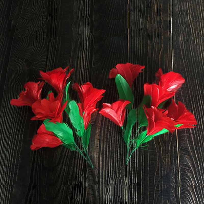 Появляются букеты и цветные Меняющие цвет цветы Волшебные трюки палочка для