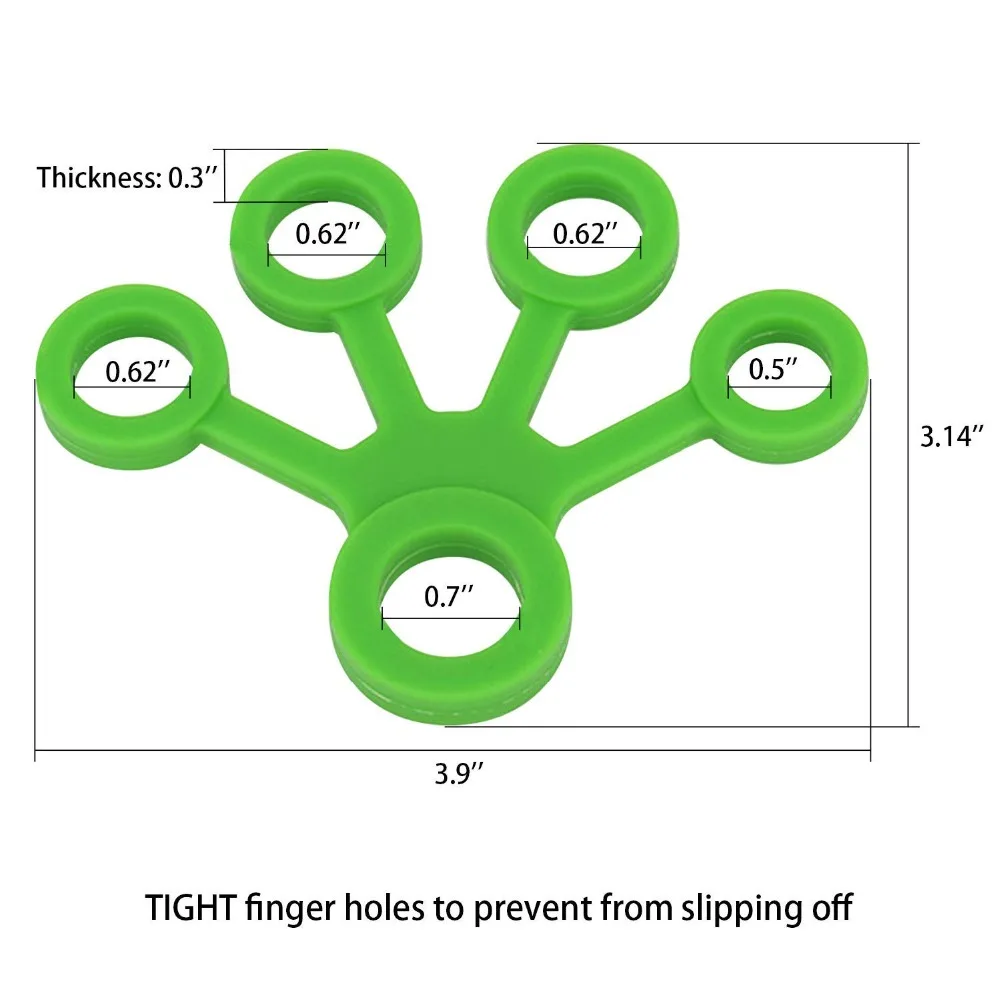 Палец захват резистивные полосы палец носилки силиконовый тренажер для рук