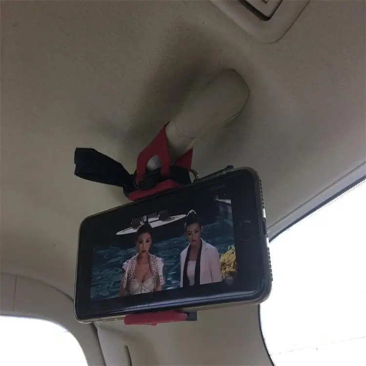 DIY Mobile Phone Holder Lazy Bracket Fixed Retractable Hanging Clip for Tent Car | Спорт и развлечения