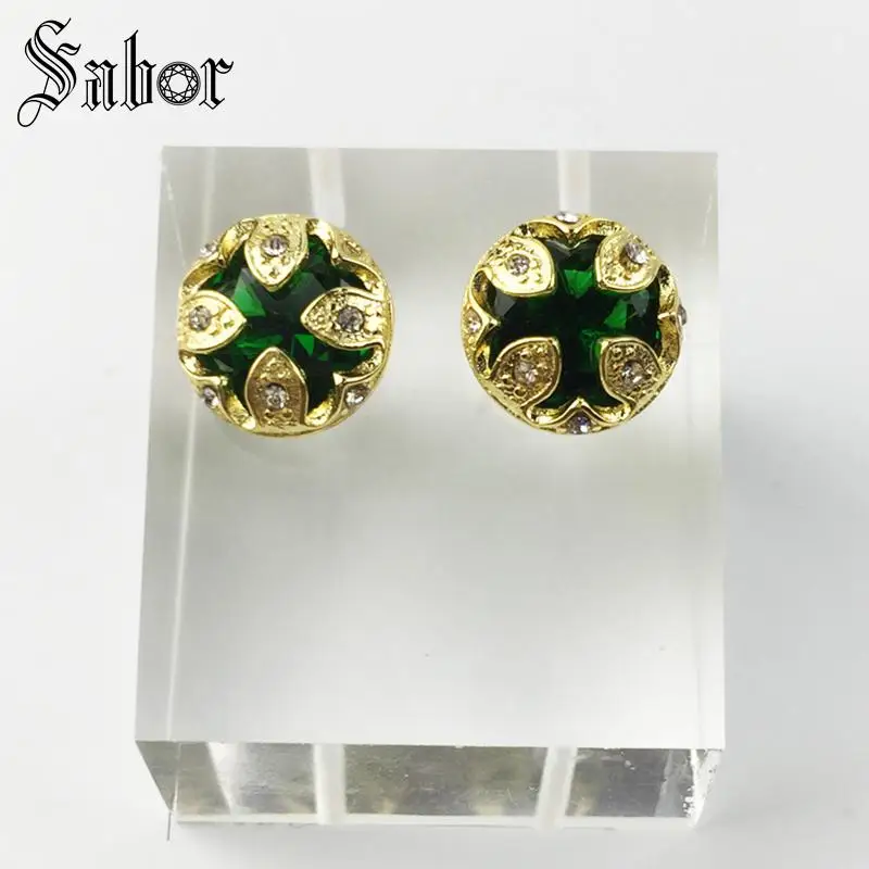 Серьги-гвоздики с изображением цветов и звезд марказита брендовые ювелирные