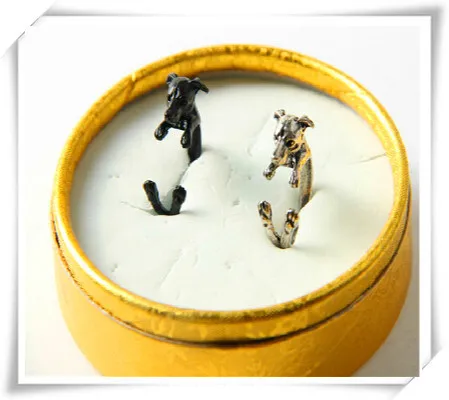 1 шт. Новинка оптовая продажа итальянское кольцо Greyhound в стиле ретро свободный