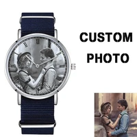d 0000 custom your design or photo watch blank watch face company brand name engraved on back case and buckle watch