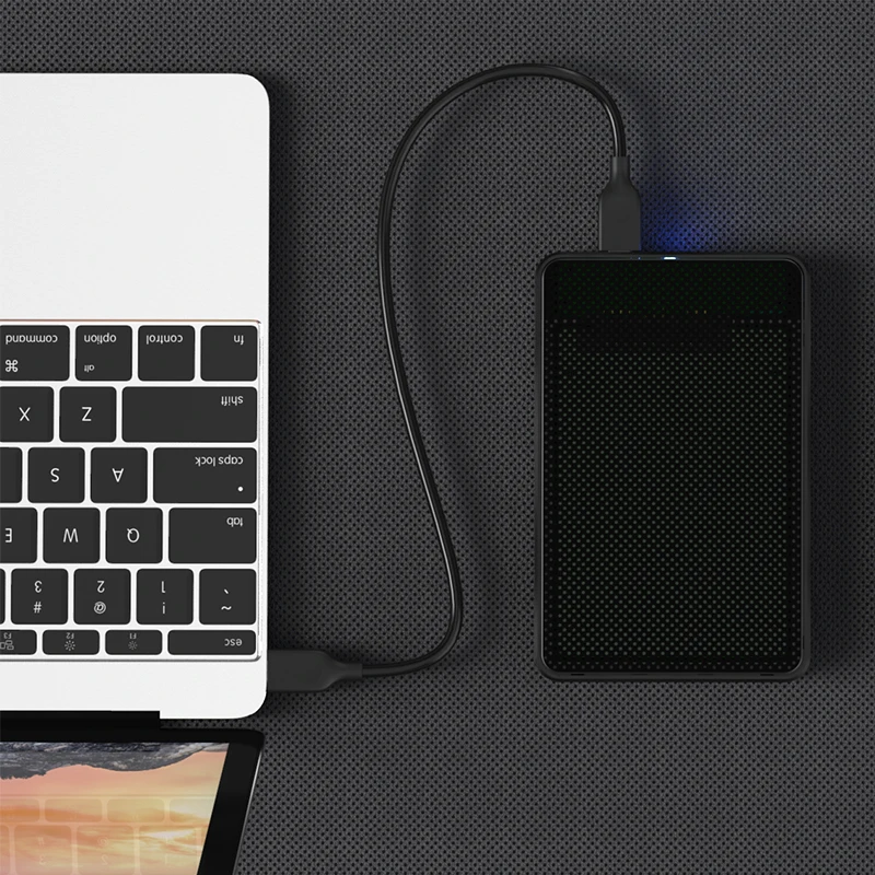 2," Корпус для внешнего жесткого диска USB 3,0 Micro B SATA HDD Box для жесткий диск Внешний корпус HDD корпус черного цвета 5 Гбит/с Plug and Play для ТВ ПК
