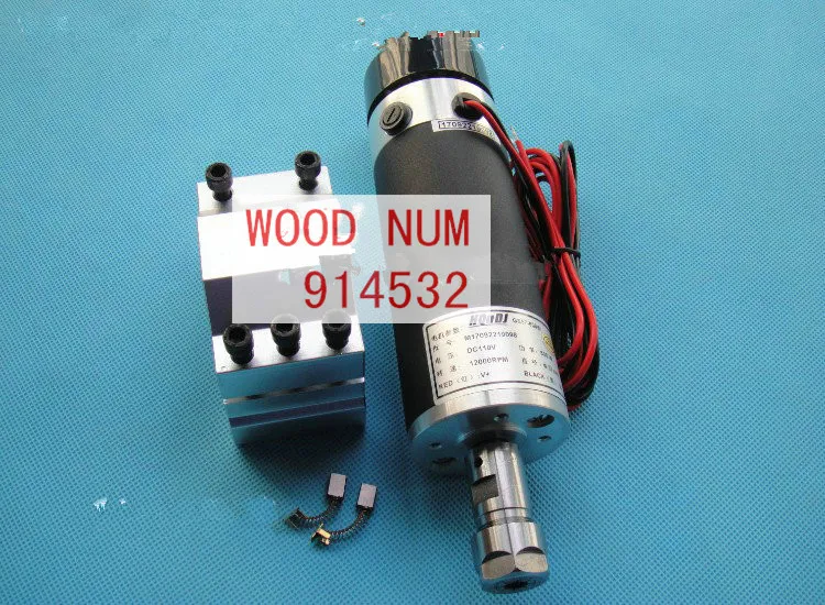 ER16 DC110V 600W гравировальный станок с воздушным охлаждением мотор шпинделя + 1 шт 57 мм
