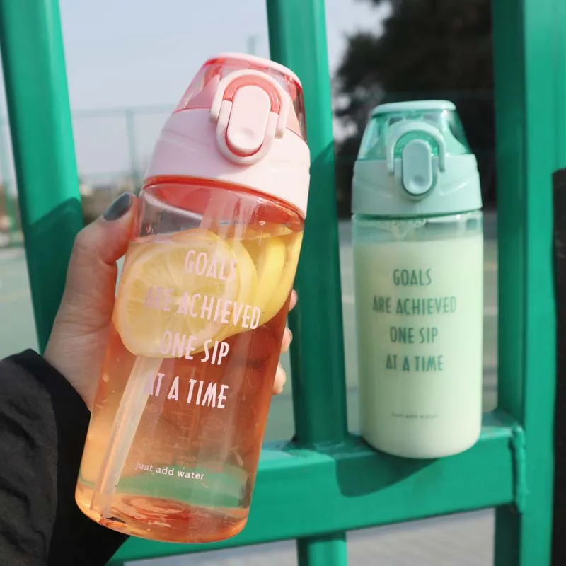 Милая детская чашка 450 мл для обучения питьевой воды соломенная ручка