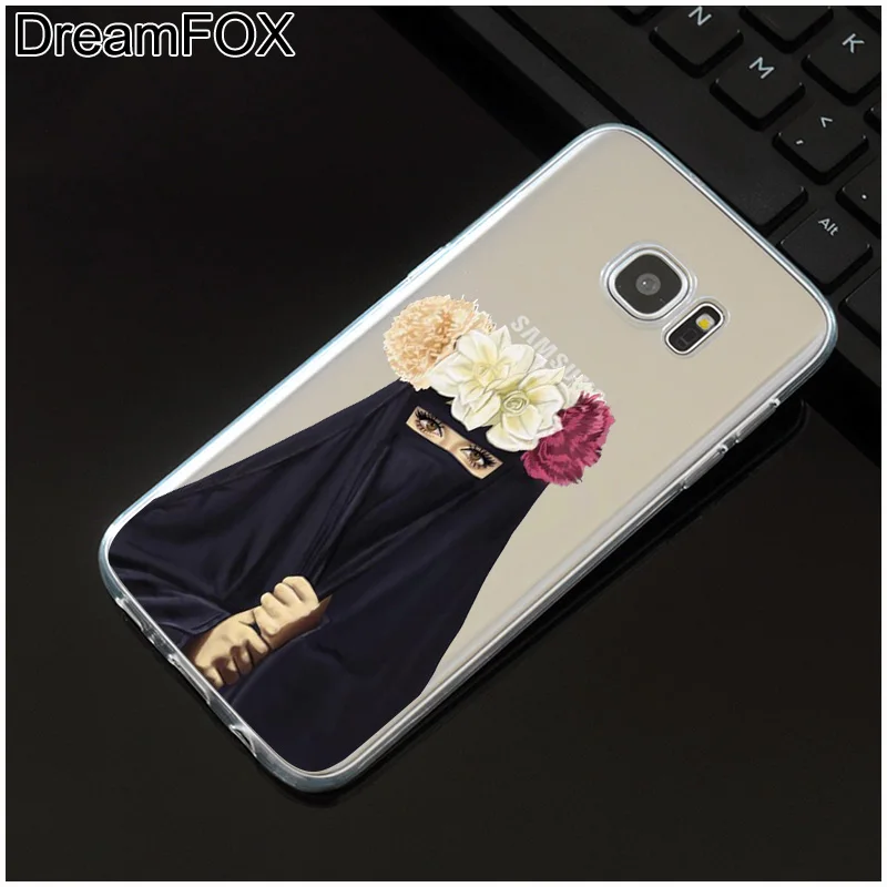 DREAMFOX M345 мусульманский женский Мягкий ТПУ силиконовый чехол для samsung Galaxy Note S 7 8 9 10